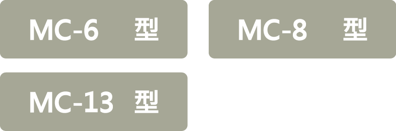 磁氣式活水器-依大小提供三類規格:MC6、MC8及MC13